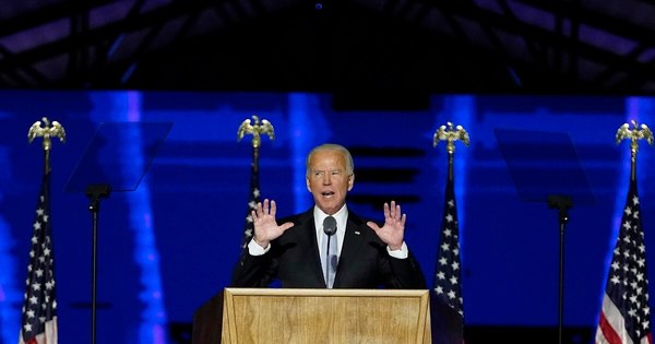 La Nación / Biden agradece a estadounidenses por “victoria convincente” y promete unir al país
