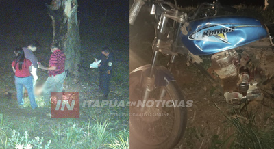 CORONEL BOGADO: MOTOCICLISTA MUERE TRAS SER ARROLLADO Y ABANDONADO.