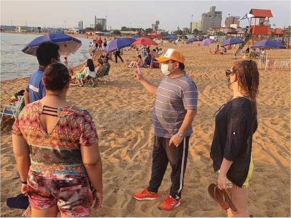 Encarnación inicia prueba de burbujas sociales en sus playas
