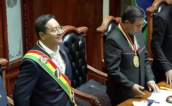 HOY / Luis Arce es investido como nuevo presidente de Bolivia