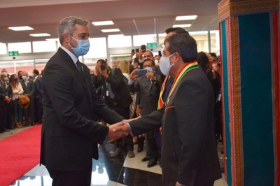 Abdo Benitez presentó sus saludos protocolares al nuevo presidente de Bolivia - Megacadena — Últimas Noticias de Paraguay