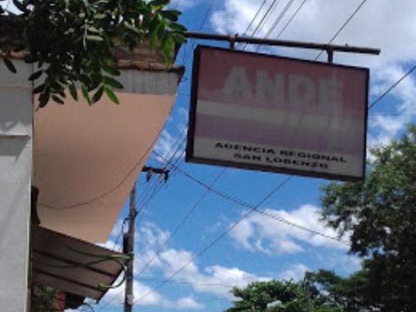 ANDE cierra sus oficinas en San Lorenzo por casos de Covid-19