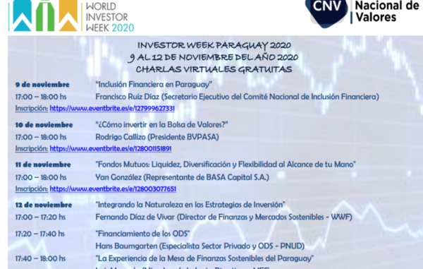 CNV invita a charlas por semana del inversor