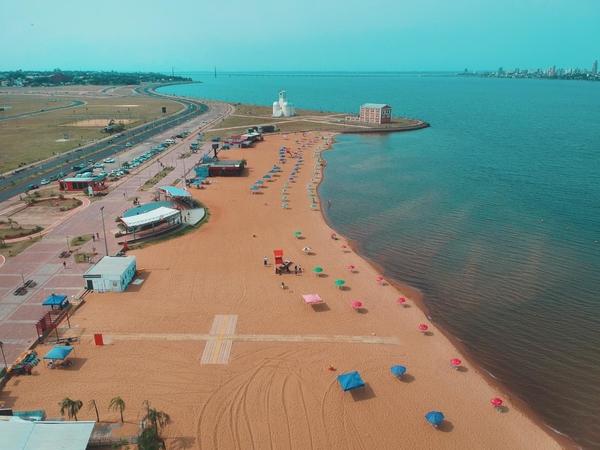 Encarnación realizó simulacro de protocolo con 'burbujas' en la Playa San José