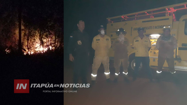 BOSQUE ARDIÓ EN LLAMAS EN SAN RAFAEL DEL PNÁ