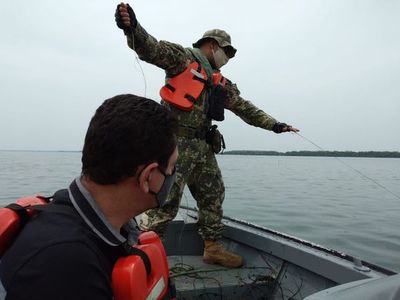 Incautan elementos de pesca en temporada de veda - Nacionales - ABC Color