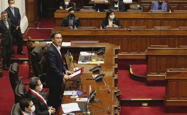 El Congreso de Perú aprueba destitución del presidente Vizcarra - Mundo - ABC Color