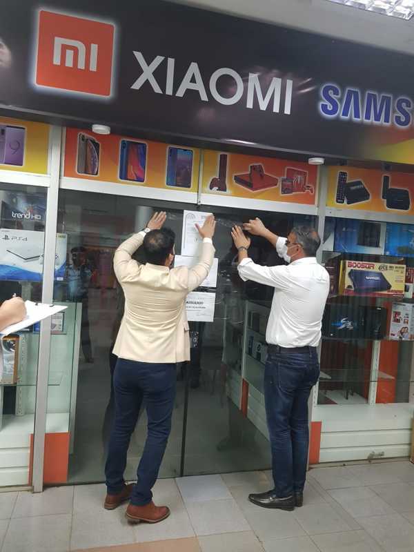 Comercios de Ciudad del Este que no cuentan con patente son clausurados