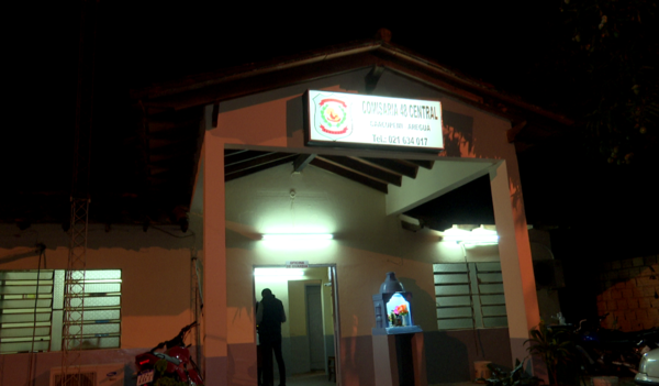 Reportan fuga de recluso en comisaría de Aregua