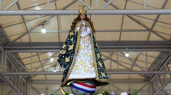 La Virgen de Caacupé iniciará peregrinación en enero, anuncian