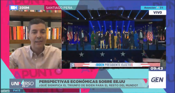 HOY / Santiago Peña, exministro de Hacienda, sobre perspectivas económicas de EEUU