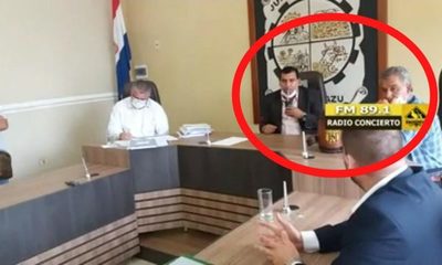 Concejales de Minga «olvidan» protocolo y comparten terere