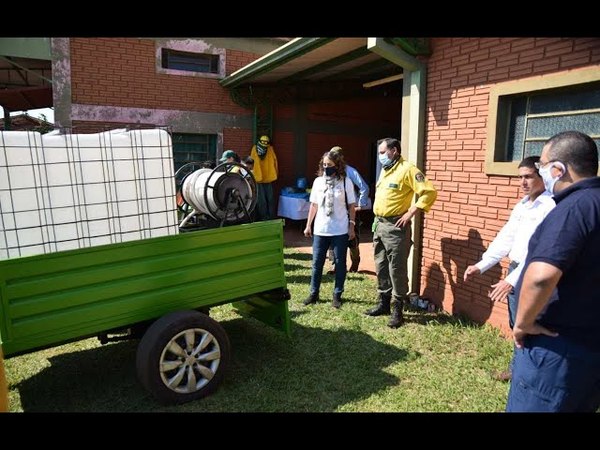 MUNICIPIO RECIBE DONACIÓN DE EQUIPOS PARA HACER FRENTE A COMBATE DE INCENDIOS