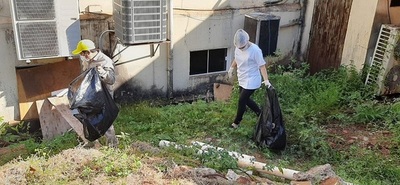 Trabajadores de Salud realizan minga ambiental en Alto Paraná » Ñanduti