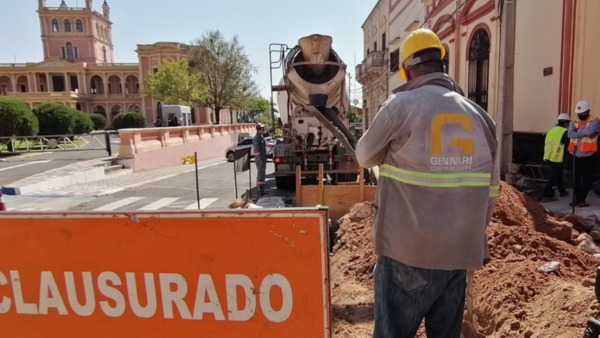Obras de la red cloacal en la capital se encuentran en la etapa final