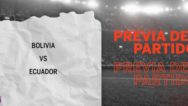 Por la Fecha 3 se enfrentarán Bolivia y Ecuador