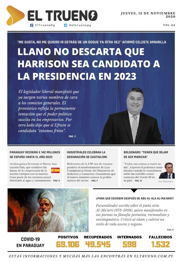 E-paper 12 de Noviembre 2020 - El Trueno
