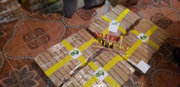 Departamento de Investigaciones incautó más de 410 kilogramos de Marihuana.