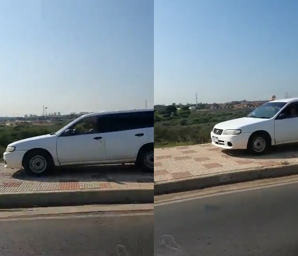La inconsciencia al volante de cada día: por la vereda en la Costanera | OnLivePy
