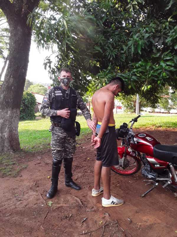Linces aprehenden a presunto “robamoto” y recuperan biciclo