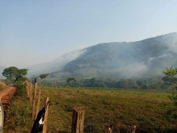 Incendio en el Ybytyruzú consumió cerca de 500 hectáreas de bosques