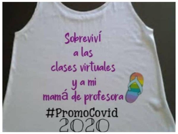 Fin de clases, con mensajes al COVID