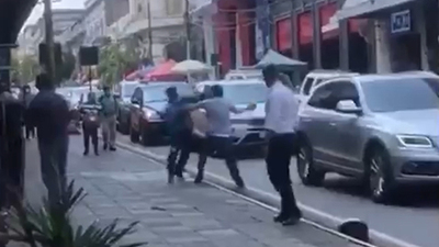 “Mañana caliente en asunción”. Intolerancia al extremo en las calles