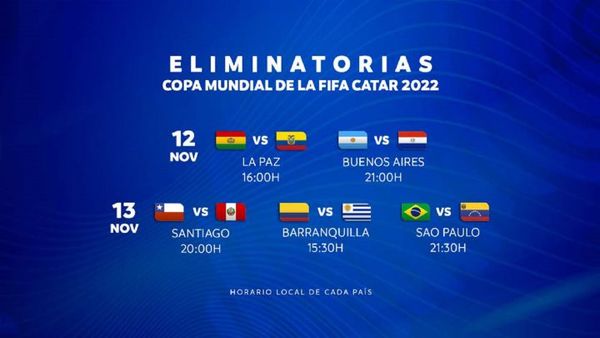 Arranca otra fecha de las eliminatorias sudamericanas rumbo al mundial de Qatar | .::Agencia IP::.