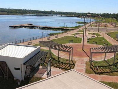 Avanzan en Cambyretá las obras del mirador y anfiteatro de la Costanera