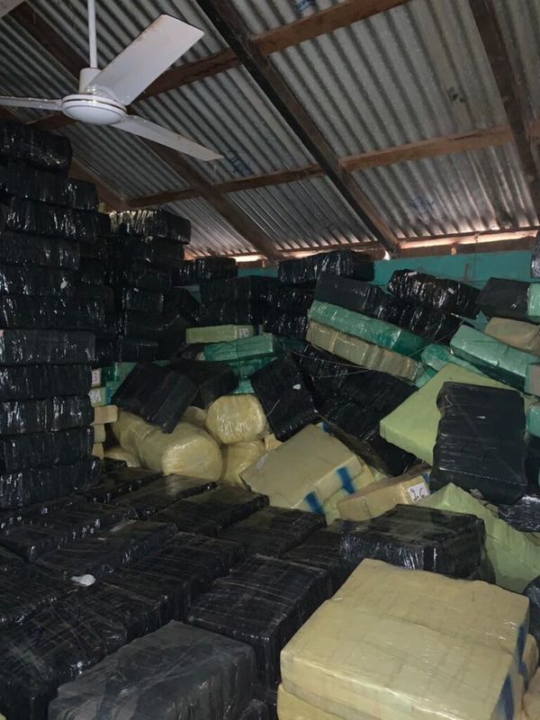 Cae megacargamento de marihuana en San Pedro
