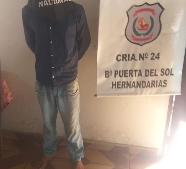 Detienen a hombre que golpeó a su hermana