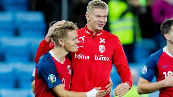 Odegaard, clave con Haaland