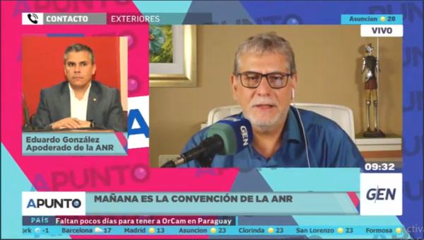 HOY / Eduardo González, apoderado de la ANR, sobre la Convención Colorada