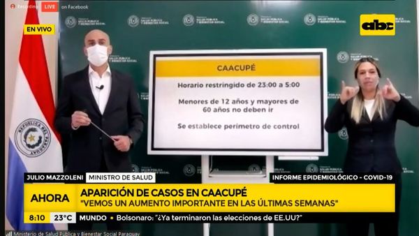 Restringen horario de circulación y aumentan controles en Caacupé - ABC Noticias - ABC Color