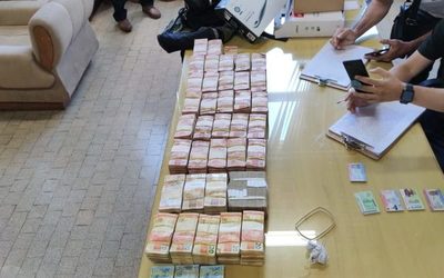 Detienen a brasileño que transportaba 340.000 reales de dudosa procedencia