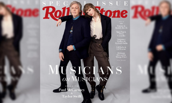 Paul McCartney y Taylor Swift juntos en la portada de Rolling Stone