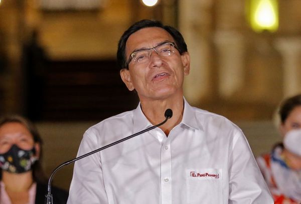 Justicia peruana prohíbe salir del país a expresidente Vizcarra - Mundo - ABC Color