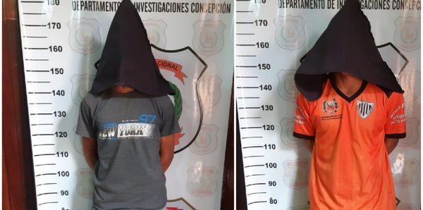 Dos jóvenes son detenidos por intento de robo en Concepción
