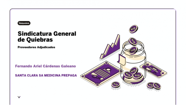 Resultados de contrataciones de la Sindicatura General de Quiebras en el mes de octubre del 2020
