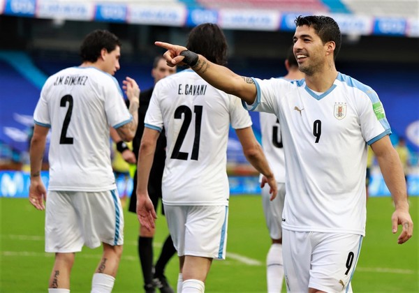 Eliminatorias Qatar 2022: Uruguay derrotó de visitante a Colombia