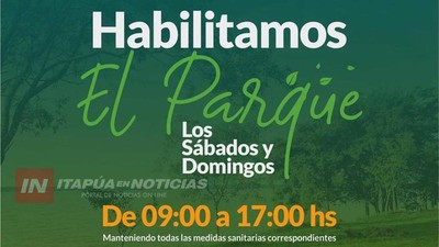 HABILITAN OFICIALMENTE PARQUE ECOLÓGICO DE SAN JUAN DEL PARANÁ