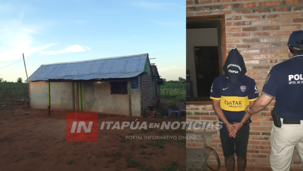 SAN PEDRO DEL PNÁ: EN ALLANAMIENTO DETIENEN A SUP. ABUSADOR DE ADOLESCENTE