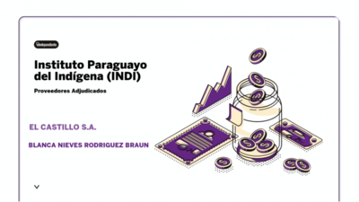 Resultados de contrataciones del Instituto Paraguayo del Indígena (INDI) en el mes de octubre del 2020