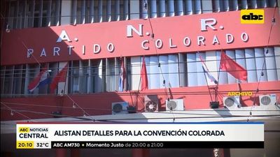 Alistan detalles para la convención colorada - ABC Noticias - ABC Color