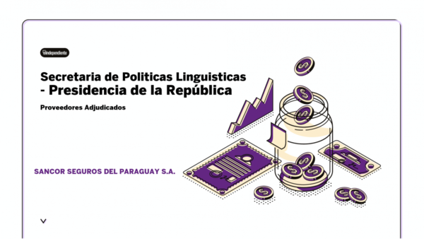 Resultados de contrataciones de la Secretaria de Politicas Linguisticas / Presidencia de la República en el mes de octubre del 2020