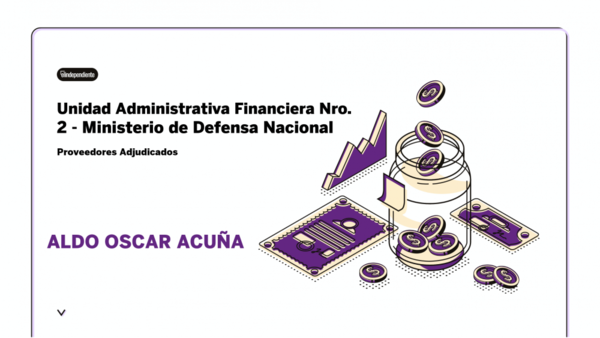 Resultados de contrataciones de la Unidad Administrativa Financiera Nro. 2 / Ministerio de Defensa Nacional en el mes de octubre del 2020
