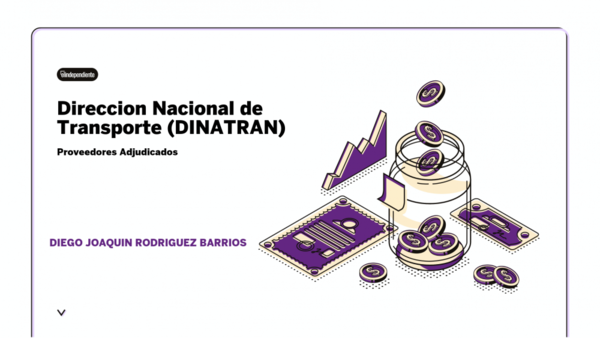 Resultados de contrataciones de la Direccion Nacional de Transporte (DINATRAN) en el mes de octubre del 2020