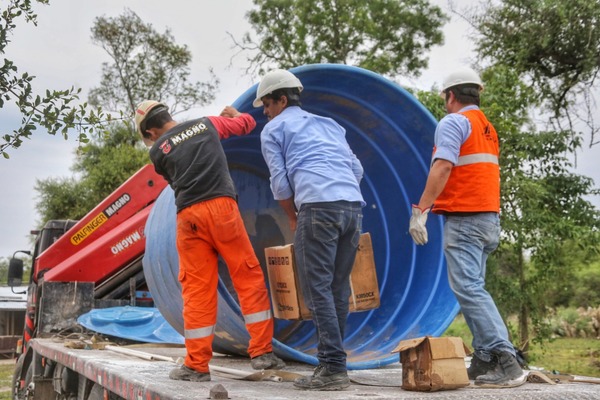 Comunidad ayorea recibe asistencia para provisión de agua