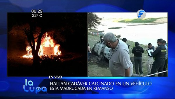 Encuentran cadáver en valijera de vehículo en llamas | Noticias Paraguay