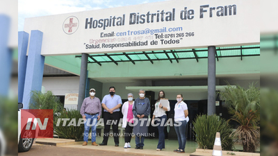 FRAM RECIBE EQUIPAMIENTO PARA EL HOSPITAL DISTRITAL